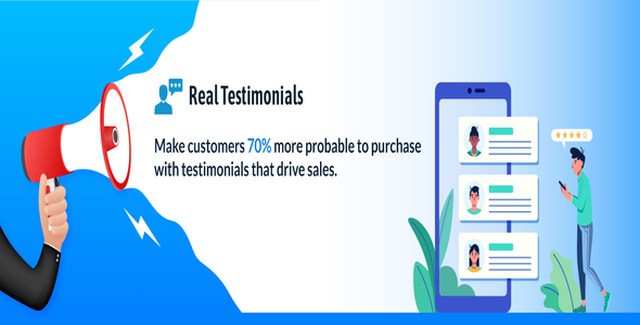 Real Testimonials Pro WordPress testimonials plugin interface with live preview customization panel