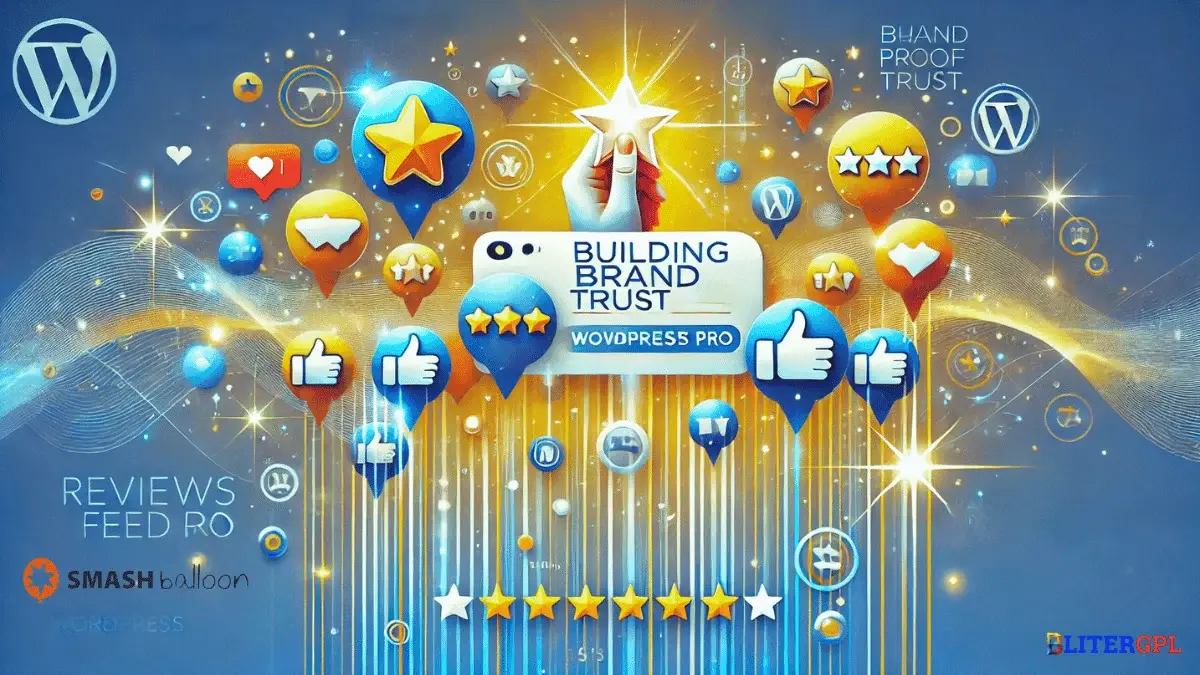 Reviews Feed Pro WordPress review plugin displaying customer reviews from Google and Yelp on a website