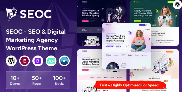 SEOC WordPress theme preview for digital marketing agencies