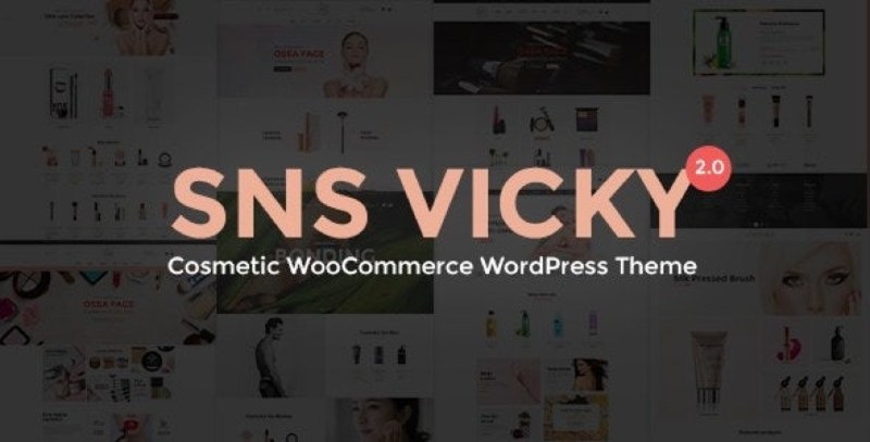 SNS Vicky WooCommerce theme for WordPress - responsive online store theme with multiple homepage layouts