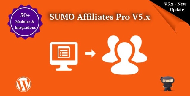 SUMO Affiliates Pro WordPress affiliate plugin dashboard showing affiliate management interface