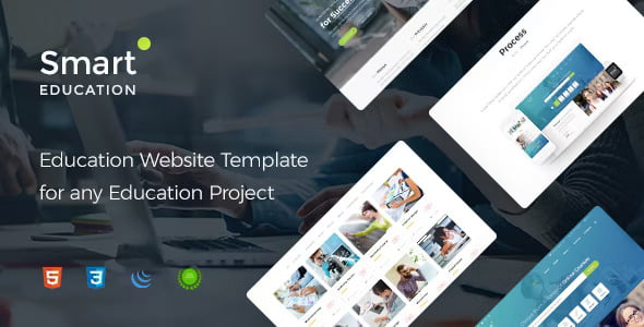 Smart Education HTML template for educational websites and online course platforms
