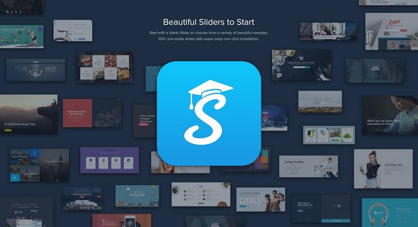 Smart Slider 3 Pro WordPress plugin interface showing animated layer slider editor with premium slides pack templates