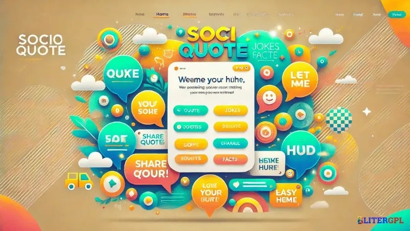 SociQuote PHP social media quotes and facts automation script dashboard