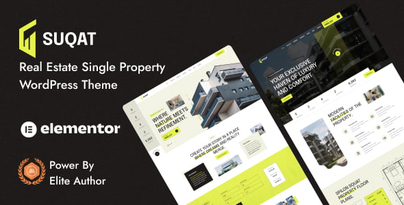Suqat single property WordPress theme for real estate listings