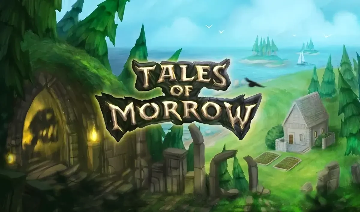 Tales of Morrow open-world survival RPG game cover for Windows PCs