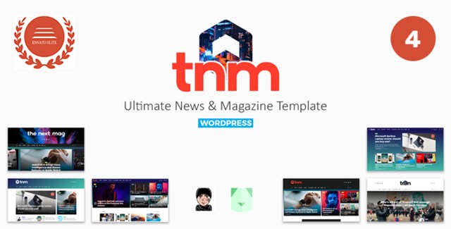 The Next Mag Ultimate Magazine WordPress Theme clean modern layout preview