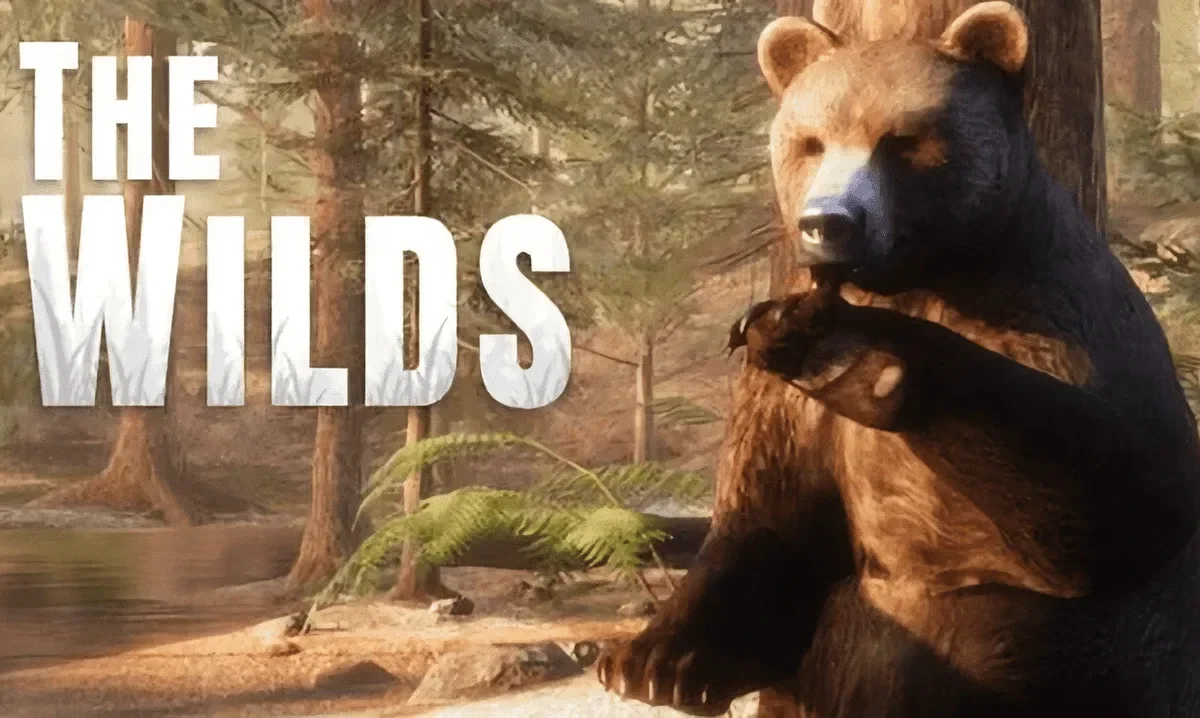 The WILDS animal survival game screenshot showing wildlife in a natural forest environment