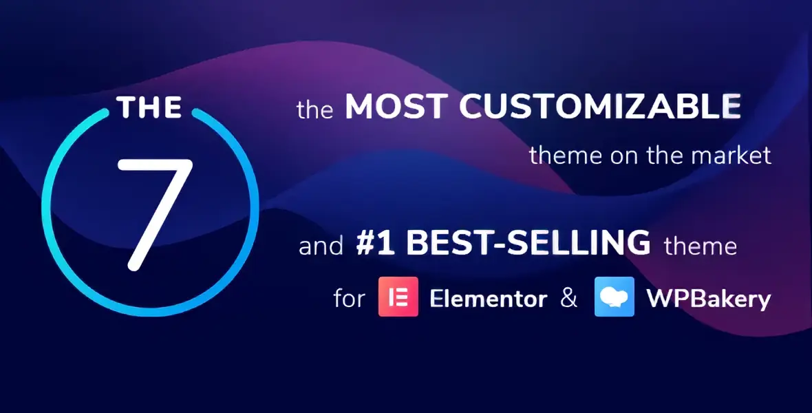 The7 multi-purpose WordPress theme builder interface
