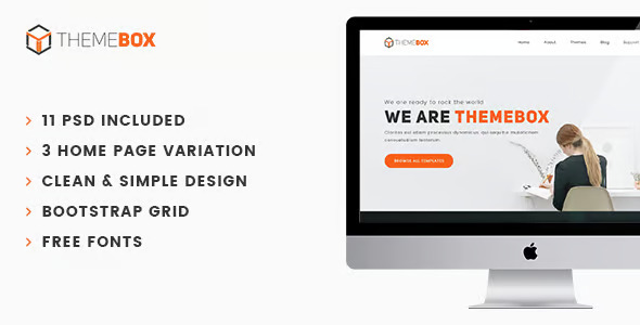 ThemeBox digital marketplace ecommerce HTML template with multiple layout options
