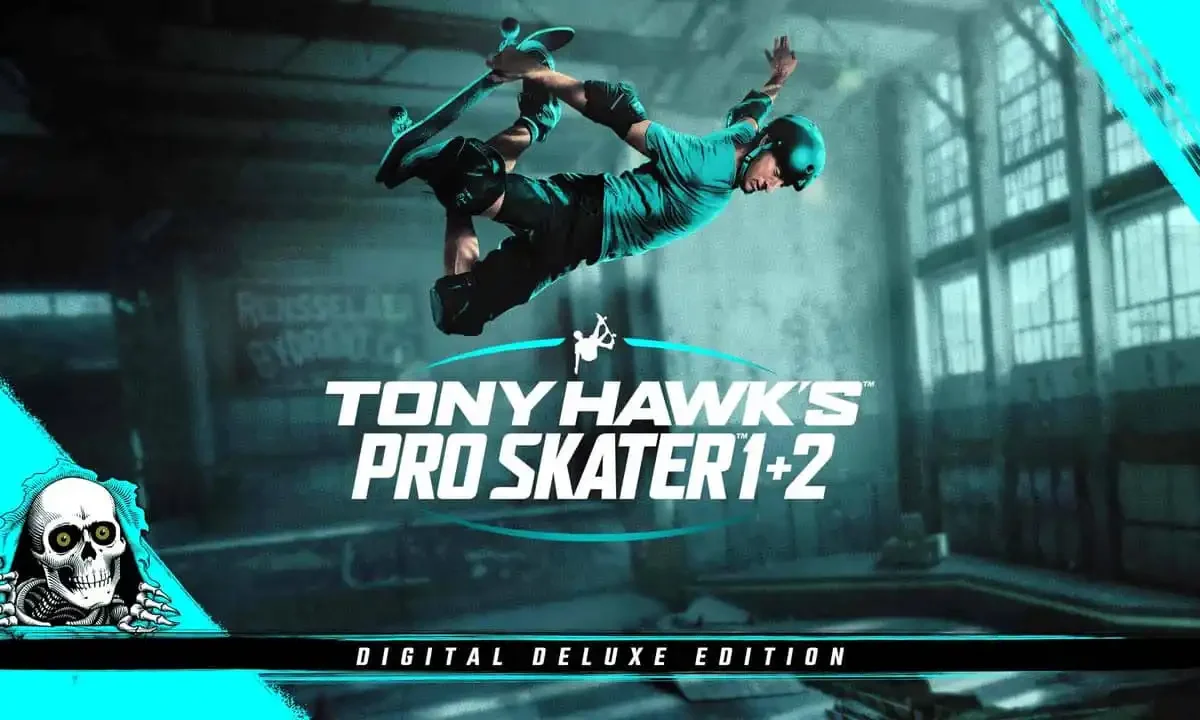Tony Hawk's Pro Skater 1+2 Digital Deluxe Edition PC game cover