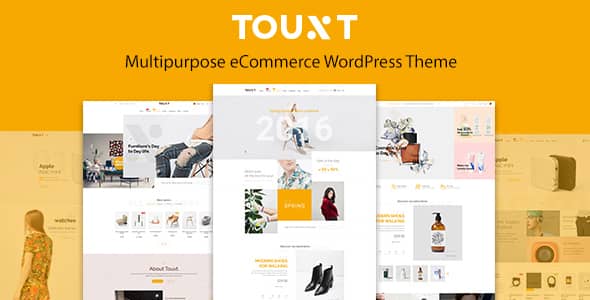 Touxt multipurpose WooCommerce WordPress theme preview