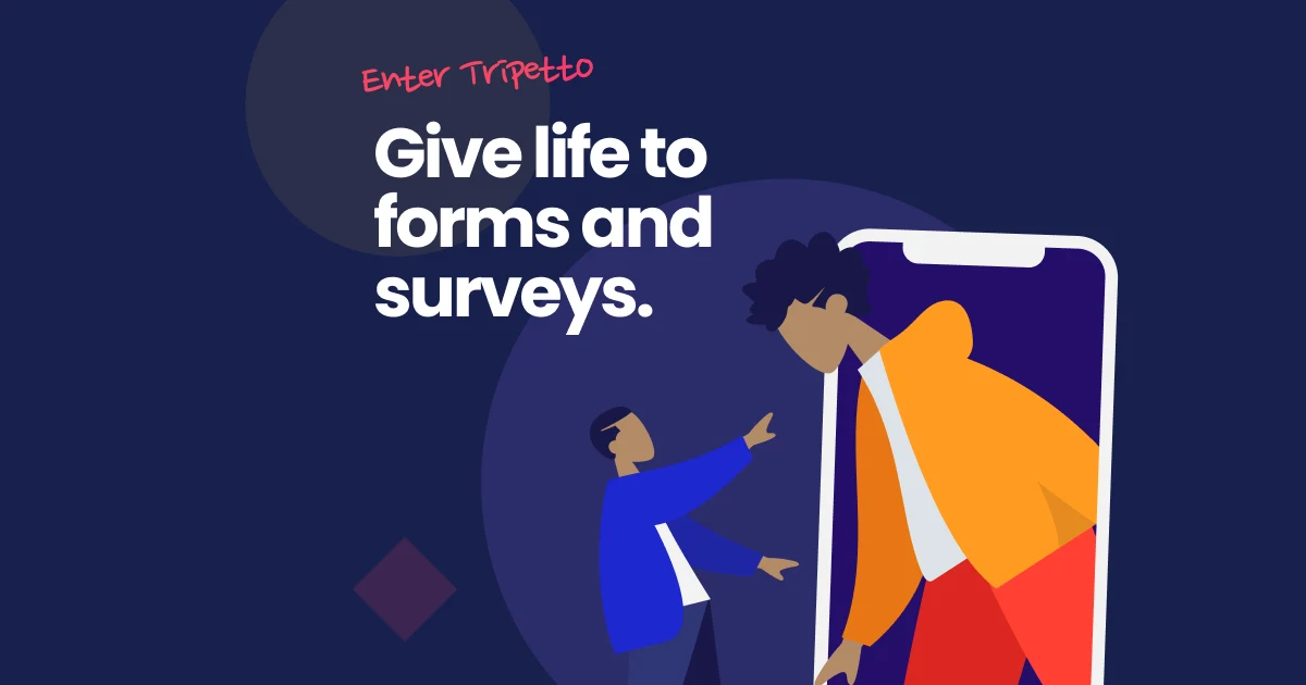 Tripetto Pro WordPress form builder plugin interface showing the no-code form creation editor