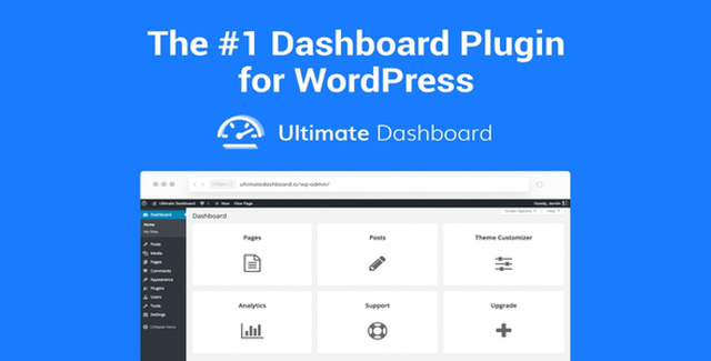 Ultimate Dashboard Pro WordPress dashboard customization plugin interface
