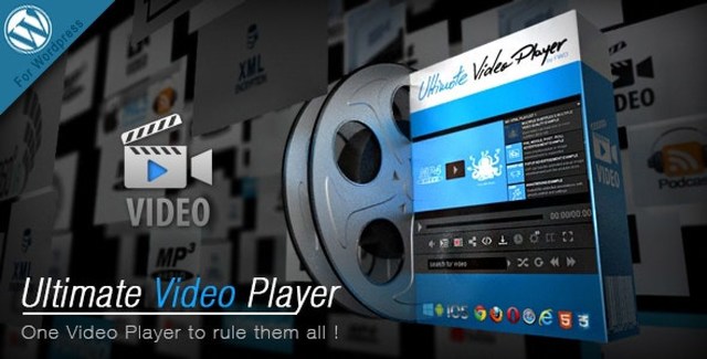Ultimate Video Player WordPress plugin with responsive interface and playlist support