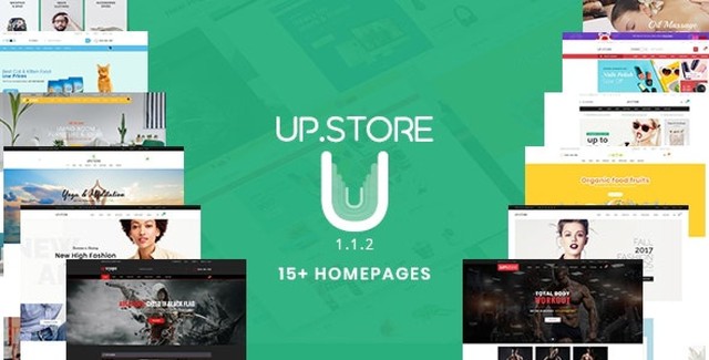 UpStore responsive multi-purpose WooCommerce WordPress theme preview