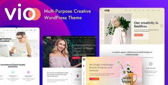Vio corporate WordPress theme preview for business agencies