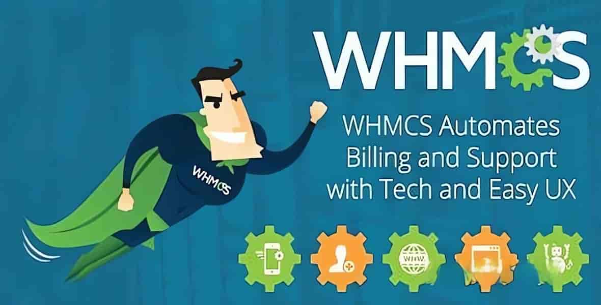 WHMCS web hosting billing and automation platform dashboard interface