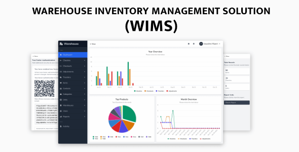 WIMS warehouse inventory management PHP script interface