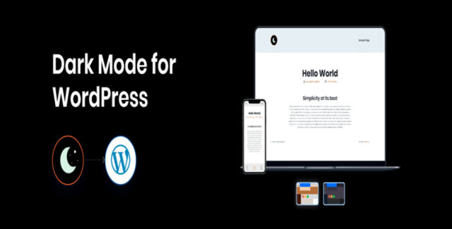 WP Dark Mode Ultimate WordPress dark mode plugin interface toggle