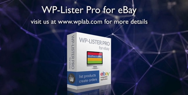 WP-Lister Pro WooCommerce to eBay integration plugin dashboard