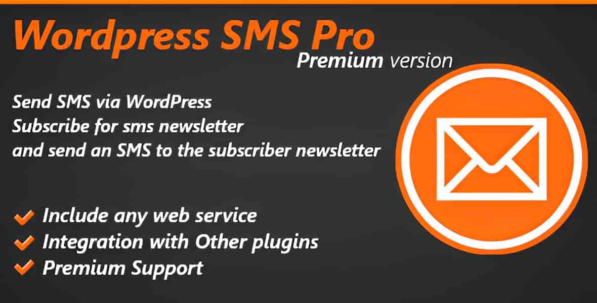 WP SMS Pro WordPress SMS plugin interface showing SMS dashboard and gateway settings