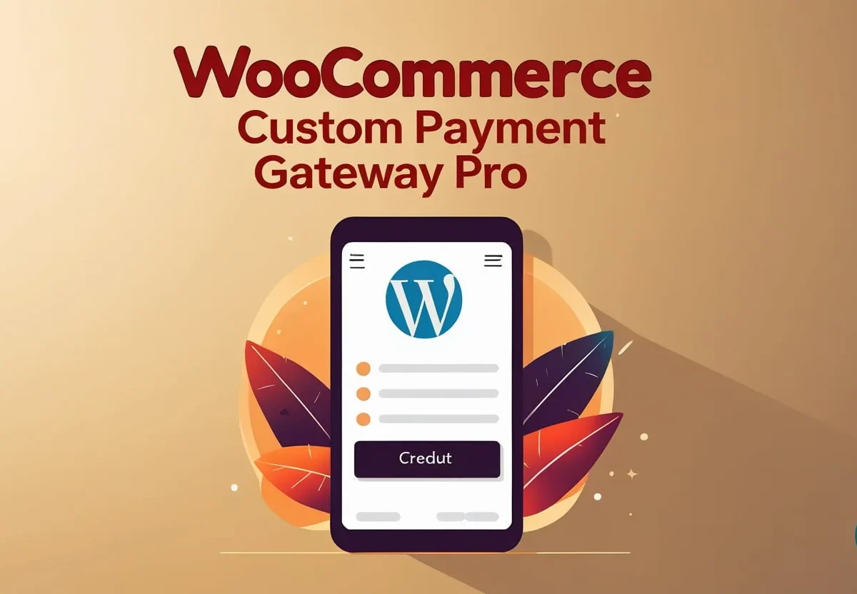 WooCommerce Custom Payment Gateway Pro plugin dashboard showing custom payment gateway settings