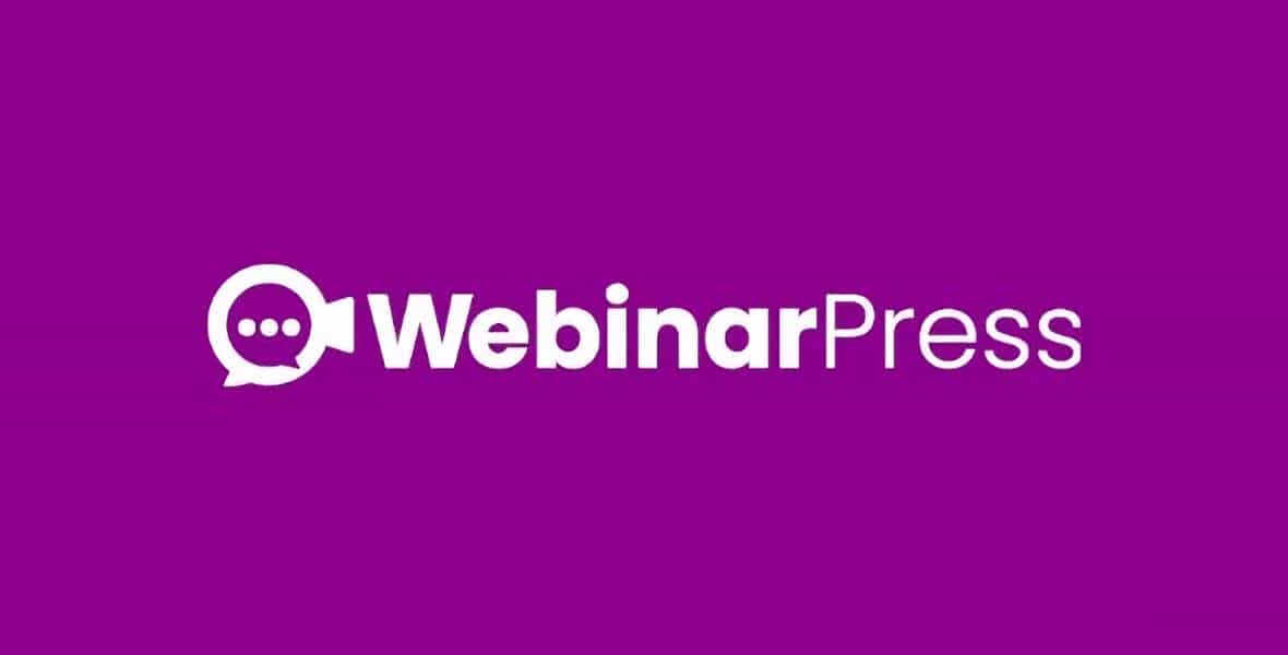 WebinarPress Pro WordPress webinar plugin interface showing live streaming and attendee management features