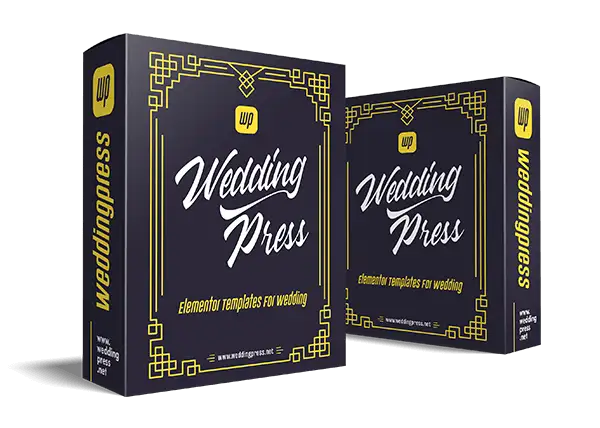 WeddingPress Elementor add-on for creating digital wedding invitations and wedding websites