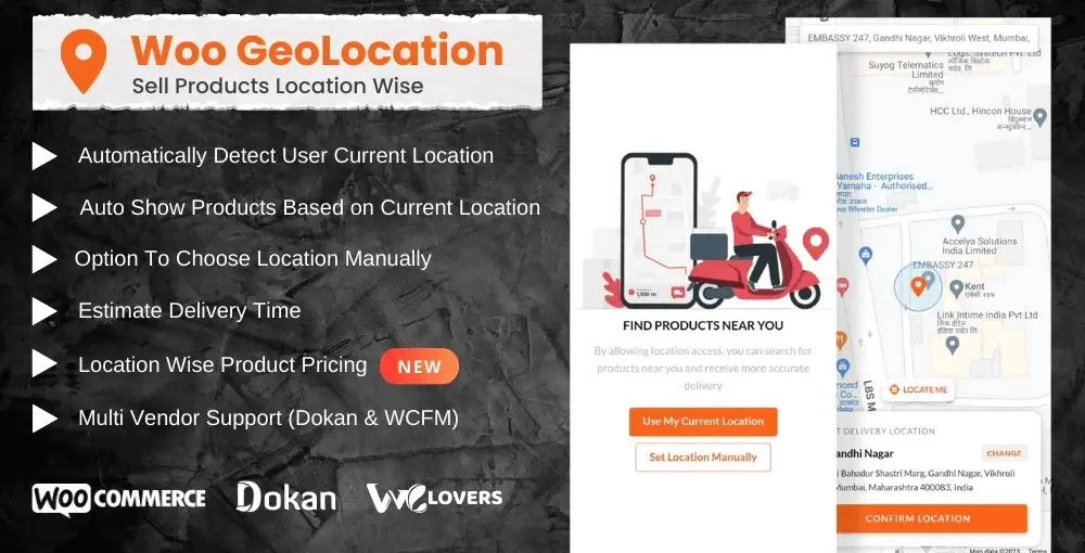 WooCommerce geolocation plugin for location-based products and dynamic pricing