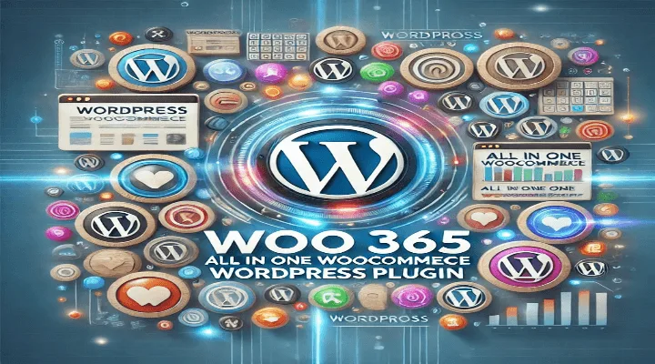 Woo365 all-in-one WooCommerce plugin interface showing extension management dashboard