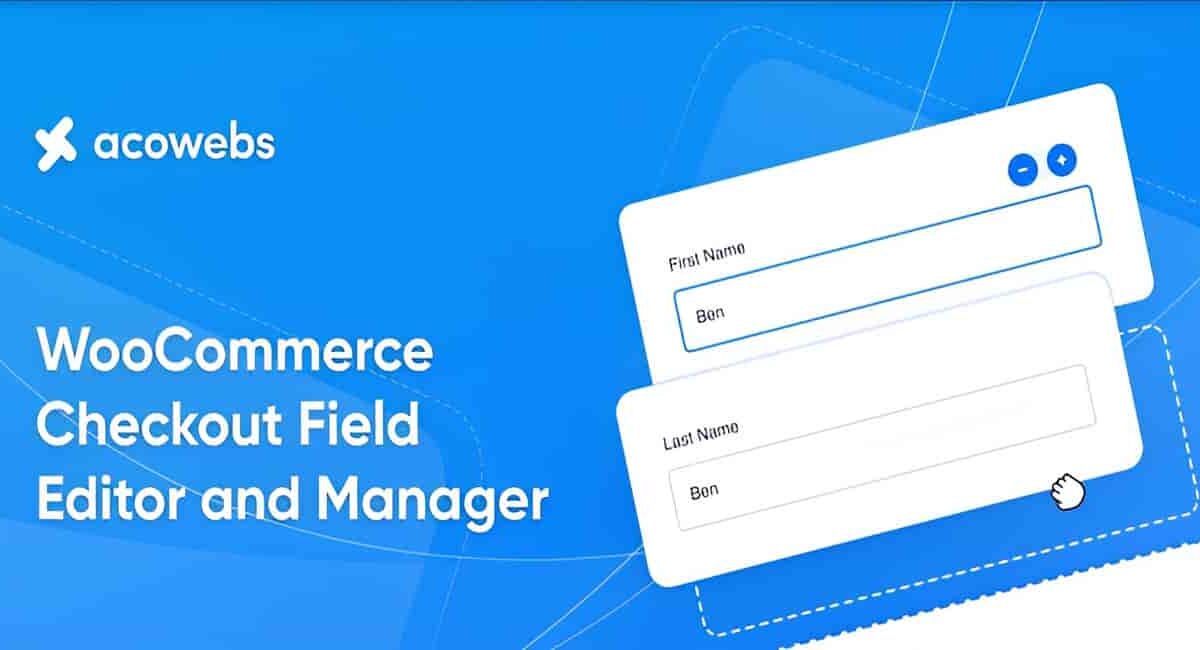 WooCommerce Checkout Field Editor Pro drag and drop interface for customizing checkout fields
