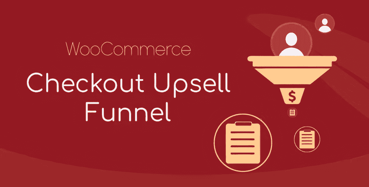WooCommerce checkout upsell funnel interface showing product suggestions