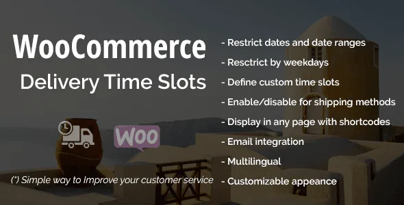 WooCommerce delivery time slots checkout widget showing customer date and time picker