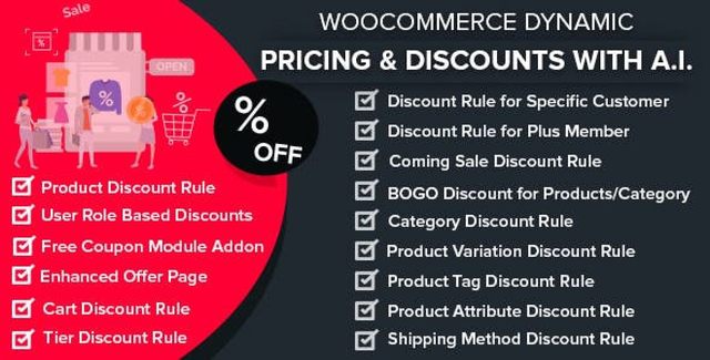 WooCommerce Dynamic Pricing and Discounts Pro AI plugin dashboard interface