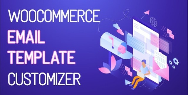 WooCommerce email template customizer drag and drop editor interface