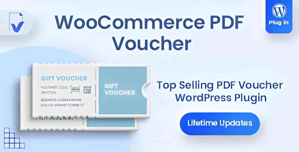 WooCommerce PDF Vouchers Plugin dashboard showing gift card and certificate management