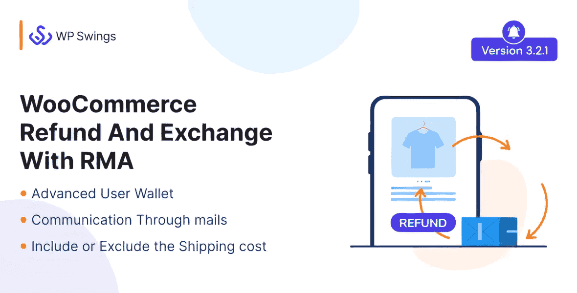 WooCommerce refund and exchange RMA plugin interface