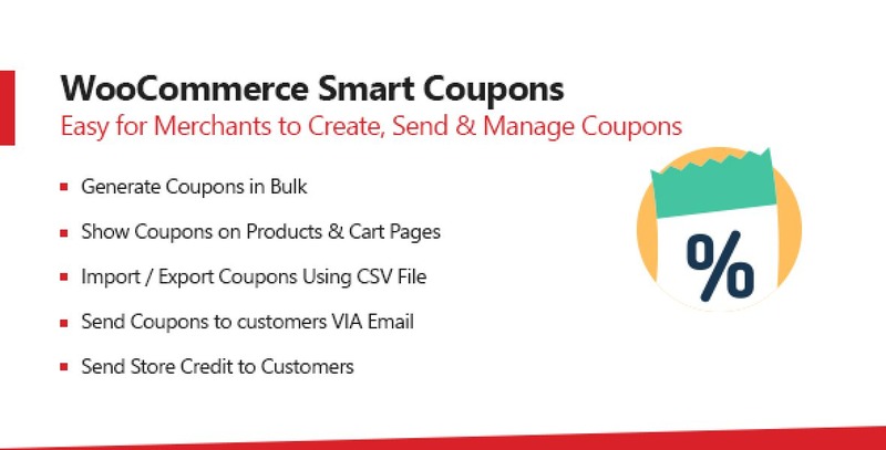 WooCommerce Smart Coupons Plugin interface for bulk coupon generation and strategic store display