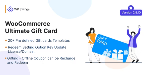 WooCommerce Ultimate Gift Card Plugin dashboard for managing gift card sales and redemption
