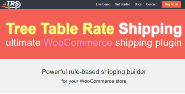 WooCommerce Tree Table Rate Shipping plugin settings for zone and weight-based rates