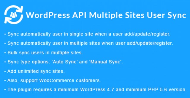 WordPress multisite user sync plugin interface showing automatic user synchronization across multiple sites