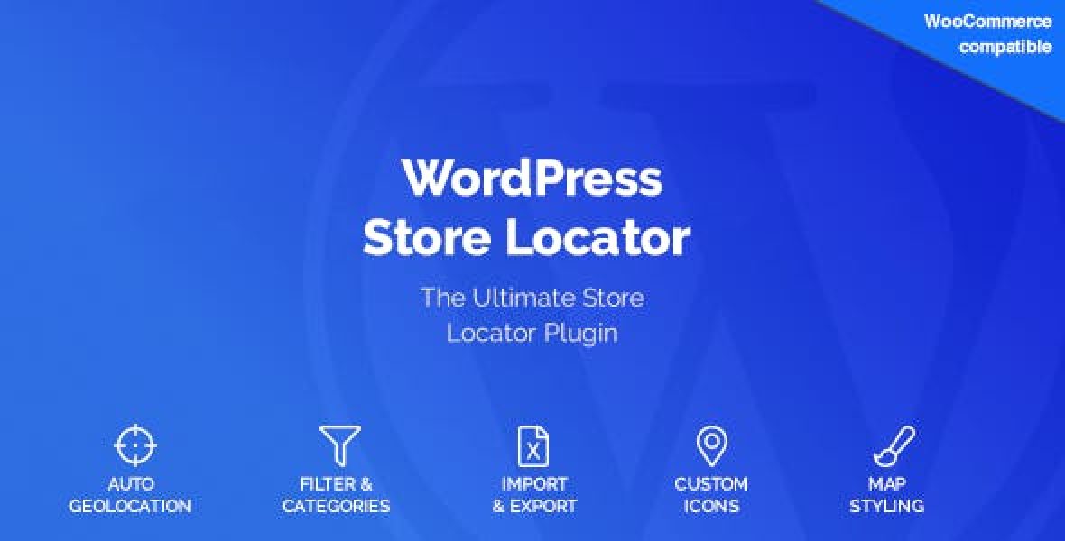 WordPress store locator plugin with searchable map interface