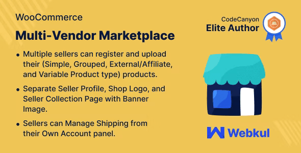 WooCommerce multi vendor marketplace plugin dashboard showing vendor management and commission settings