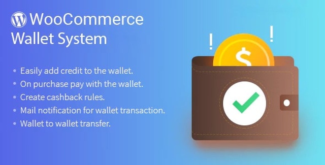 WooCommerce wallet system plugin dashboard with prepaid checkout and cashback settings