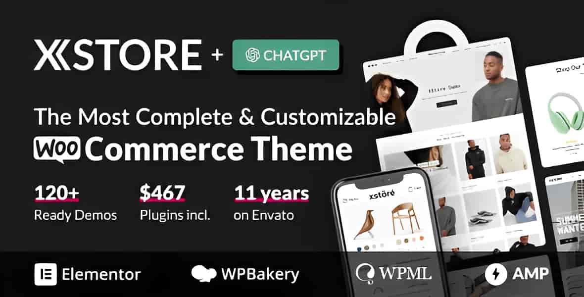 XStore highly customizable WooCommerce theme for WordPress online stores
