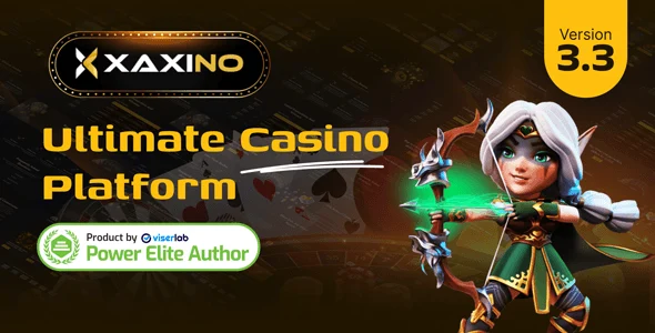 Xaxino casino platform PHP script dashboard showing prediction games, payment gateway management, and admin panel interface