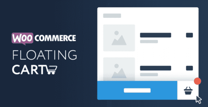 WooCommerce floating cart plugin slide-out cart interface on product page