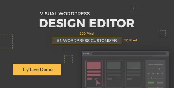 Yellow Pencil visual CSS editor WordPress plugin interface showing real-time style customization