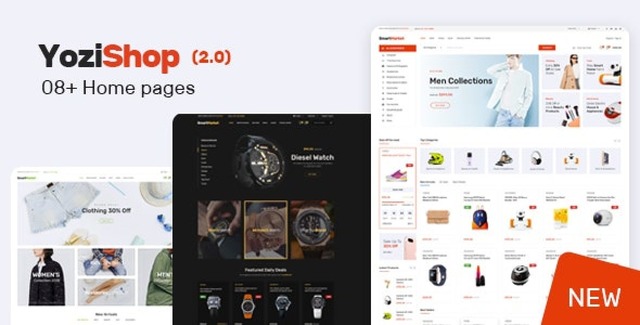 Yozi multipurpose electronics WooCommerce theme for online stores